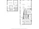 Detailed floor plan showing layout of first and second floors with dimensions at 660 Glen Iris Dr # 206 & 109, Atlanta, GA 30308