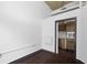 The kitchenette is equipped with modern cabinets, a built-in stainless steel microwave, and stainless steel refrigerator at 660 Glen Iris Dr # 206 & 109, Atlanta, GA 30308