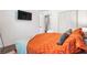 Comfortable bedroom with large television and neutral color palette at 999 Washington Sw St, Atlanta, GA 30315