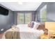 Spacious bedroom with a comfortable bed, window views, and ambient lighting at 999 Washington Sw St, Atlanta, GA 30315