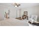 Bright bedroom with kitchen doorway shows the house's unique layout at 1796 Center Ave, East Point, GA 30344