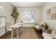 Well-lit office space featuring hardwood floors, neutral tones, and ample natural light at 5600 Surrey Ct, Alpharetta, GA 30009