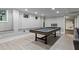 Basement room with pool table, recessed lighting and luxury vinyl plank flooring at 2908 Mabry Ne Ln, Brookhaven, GA 30319