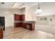 Well-lit kitchen features stainless steel appliances and opens into a spacious living area at 3634 Cape Ln, Conyers, GA 30013