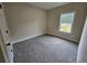 Bright bedroom featuring soft carpet, fresh paint, and a window providing a view of the outdoors at 42 Woodhaven Path, Rockmart, GA 30153