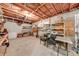 Unfinished basement space with storage shelves and large room at 2285 Ashton Ridge Dr, Dacula, GA 30019