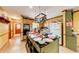 Spacious kitchen with a large center island and wood cabinets at 2285 Ashton Ridge Dr, Dacula, GA 30019