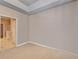 Bright and spacious bedroom with carpeted floor and view of the en suite bathroom at 3500 Sweetwater Rd # 522, Duluth, GA 30096