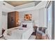 Bright bedroom with closet and expansive window offers a calm atmosphere at 855 Peachtree Ne St # 1311, Atlanta, GA 30308