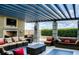 Outdoor lounge area with comfortable seating, fireplace and views, perfect for entertaining at 855 Peachtree Ne St # 1311, Atlanta, GA 30308