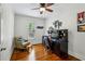 Office space with hardwood floors, closet, and plenty of natural light from the window at 129 2Nd Se Ave, Atlanta, GA 30317