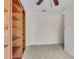 Office featuring ceiling fan, carpet and a white door at 2350 Shore View Nw Way, Suwanee, GA 30024