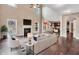 This home offers a spacious living area with fireplace, hardwood floors, and an open floor plan at 2994 Ash Grove Sw Dr, Conyers, GA 30094