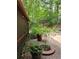 Exterior patio with trees in background at 406 Vivian Way, Woodstock, GA 30188