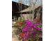 Exterior view of a well maintained flower garden with multiple colors surrounding the house, yard, and patio at 406 Vivian Way, Woodstock, GA 30188