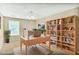 Bright office space with custom bookshelves and natural lighting at 132 Tara Commons Dr, Loganville, GA 30052