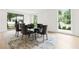 Bright dining room with hardwood floors and large windows bringing in lots of natural light at 3625 Tuxedo Nw Rd, Atlanta, GA 30305