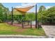 Community dog park with a shaded area, benches, and separate gated sections at , Atlanta, GA 30318