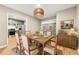 Comfortable dining room offering a view into the kitchen and lots of natural light at 2300 Newport Lndg, Atlanta, GA 30009