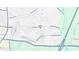 Map showing the location of a home with nearby roads and intersections at 2300 Newport Lndg, Atlanta, GA 30009