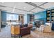 Lounge featuring a sitting area, pool table, and a fireplace at 2950 Mount Wilkinson Se Pkwy # 505, Atlanta, GA 30339
