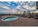 Outdoor hot tub surrounded by lounge chairs with city views at 2950 Mount Wilkinson Se Pkwy # 505, Atlanta, GA 30339