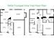 Detailed floor plan showcasing layout of the first and second floors including room dimensions and placements at 5404 Trumpet Vine Se Trl, Mableton, GA 30126