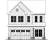 Charming two-story home featuring a double garage door and stylish architectural details at 5611 Meadowstone Walk, Kennesaw, GA 30152