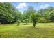 Backyard with beautiful views of the tree canopy at 1430 Mineral Springs Rd, Hoschton, GA 30548