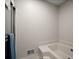 Clean bathroom with a tub and shower combination at 2458 Zachary Woods Dr, Marietta, GA 30064