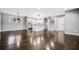 Spacious living area features hardwood floors, and access to an open floor plan at 2814 Lloyd Rd, Decatur, GA 30034
