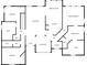 Detailed floor plan illustrating the layout of the bedrooms, living spaces, and bathrooms at 939 Whistler Ln, Canton, GA 30114