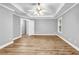 Relaxing bedroom boasting wood floors, crown molding, and recessed lighting at 1714 Boulder Walk Se Ln, Atlanta, GA 30316