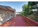 Spacious back deck with wood railing and an adjacent home exterior, providing an outdoor retreat at 1003 Wiley Bridge Rd, Woodstock, GA 30188