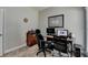 Office with soft neutral colored carpet, natural lighting, and simple design at 1815 Sharon Rd, Cumming, GA 30041