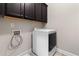Laundry room featuring a modern washer and lots of storage space at 6763 Encore Blvd, Atlanta, GA 30328