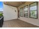 Cozy covered patio with string lights, offering a great space for outdoor enjoyment at 6763 Encore Blvd, Atlanta, GA 30328