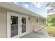 A great vantage point from this home's deck, featuring glass patio doors at 5312 Brittany Trl, Atlanta, GA 30349