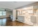 Bright kitchen with white cabinets, marble countertops, and stainless steel sink at 5312 Brittany Trl, Atlanta, GA 30349
