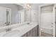 Bathroom features double sinks, large mirror, and shower/tub combo at 122 Gingers Way, Mcdonough, GA 30252