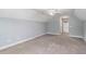 Carpeted bonus room with easy access to a bathroom at 122 Gingers Way, Mcdonough, GA 30252