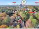 Aerial view of the property's location in the Buckhead/Sandy Springs area of Atlanta at 1482 N Crossing Ne Cir, Atlanta, GA 30329