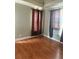 Bedroom with hardwood floors and an air conditioning unit at 21 Spring Folly Nw, Cartersville, GA 30121