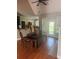 Spacious living room with tile fireplace, dining room, and ample natural light at 21 Spring Folly Nw, Cartersville, GA 30121