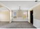 Dining area with chair railings, pendant lighting, and large windows at 40 Wimberly Way, Covington, GA 30016