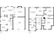Floor plans of the first and second floor at 40 Wimberly Way, Covington, GA 30016