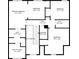 Upstairs floor plan shows layout of bedrooms, bathrooms and hall at 40 Wimberly Way, Covington, GA 30016