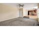 Large living room with easy access to the kitchen and a comfortable flow throughout the home at 40 Wimberly Way, Covington, GA 30016