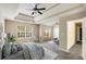 Spacious main bedroom with tray ceiling, perfect for relaxing, and plenty of natural light at 40 Wimberly Way, Covington, GA 30016