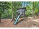 Backyard playground featuring a slide, ladder, and canopy at 962 Cardova Ne Dr, Atlanta, GA 30324